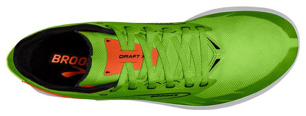 Chaussures d'Athlétisme Brooks Draft XC Vert/Orange Unisexe