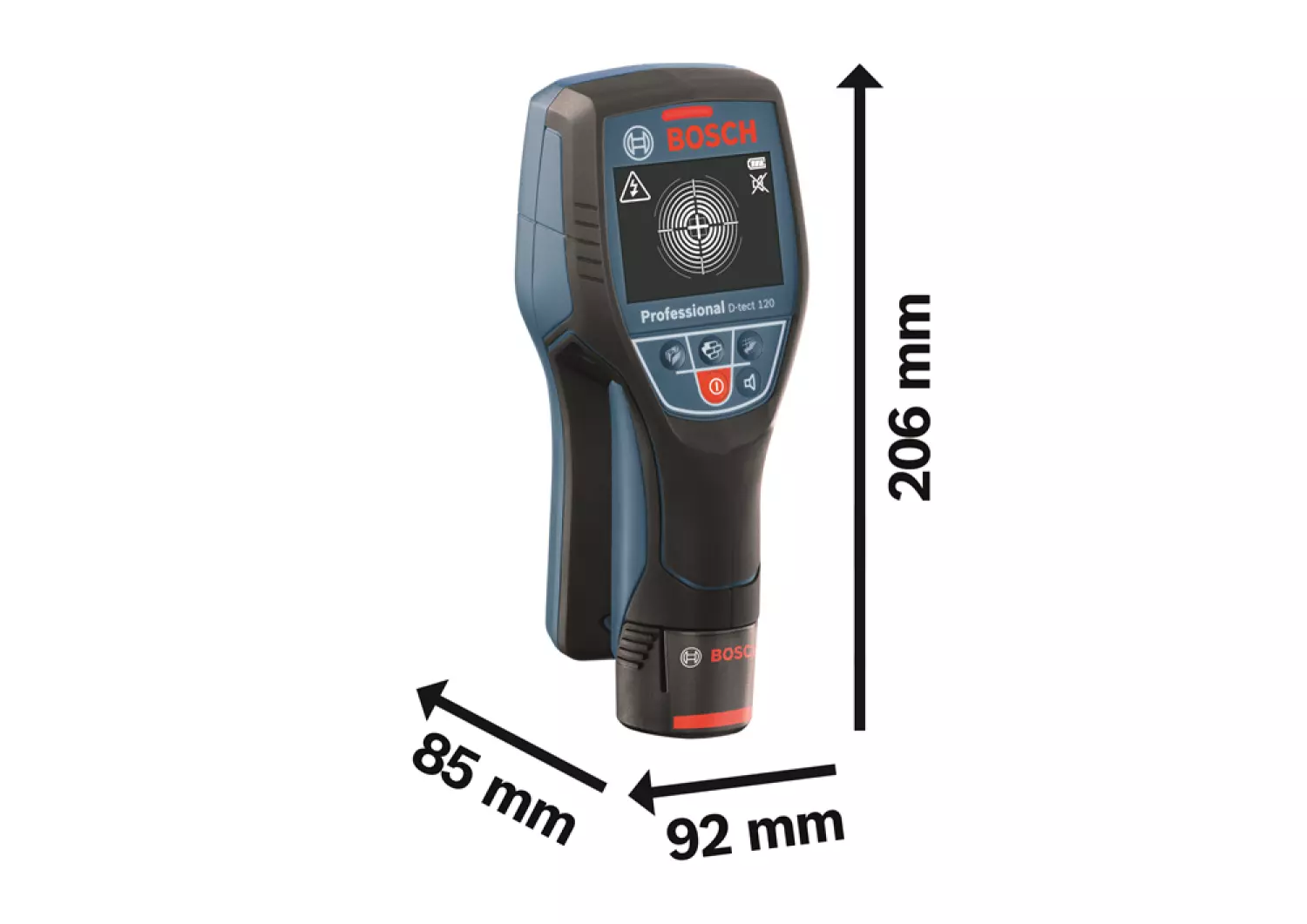 Bosch D-Tect 120 12V Li-Ion accu multidetector body in L-Boxx