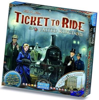 Days of Wonder - Ticket to Ride UK & Pennsylvania - Uitbreiding - Bordspel