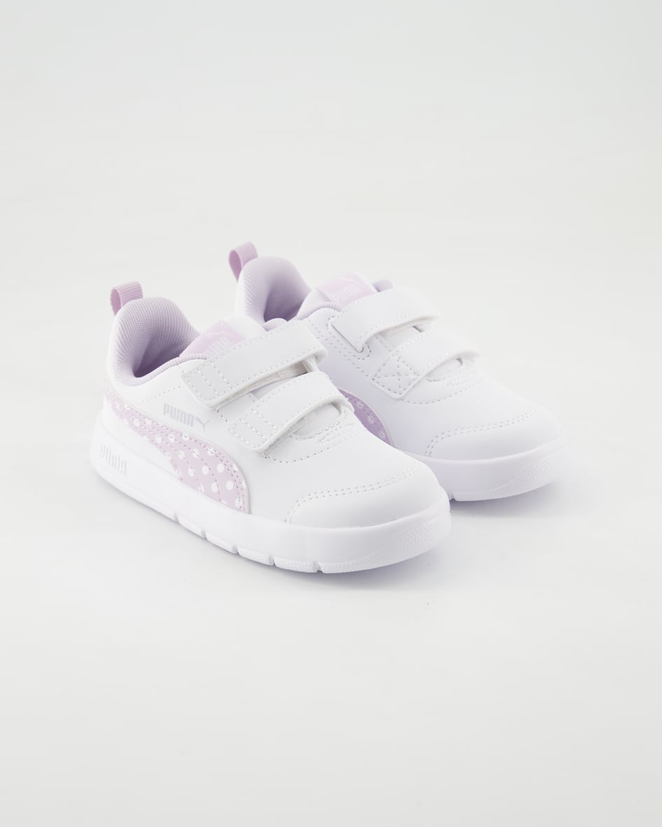 Puma Courtflex V3 Dotty V Sneaker in Weiß
