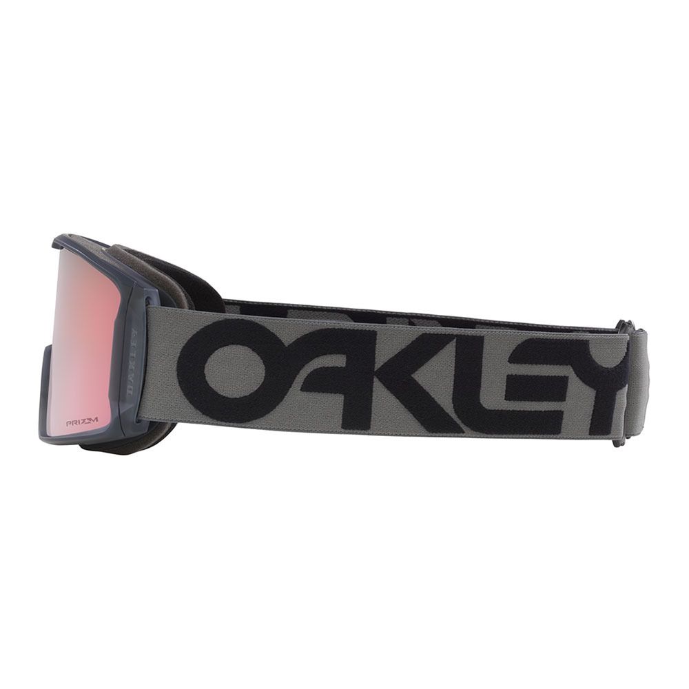 Oakley LINE MINER L - Masque ski matte b1b forged iron/prizm rose gold iridium