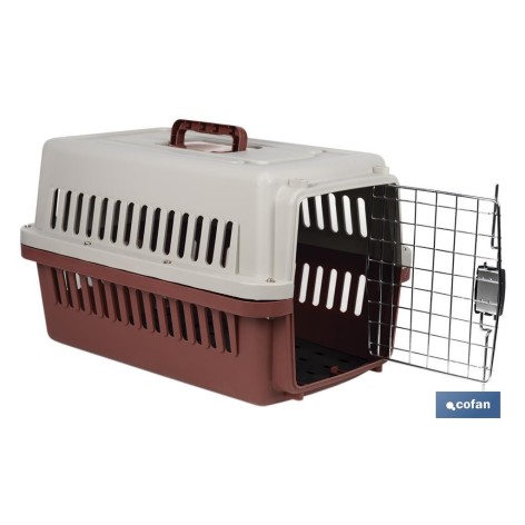 TRANSPORTADOR DE ANIMAIS DE ESTIMAÇÃO MODELO BRANDY 58x37x35 cm