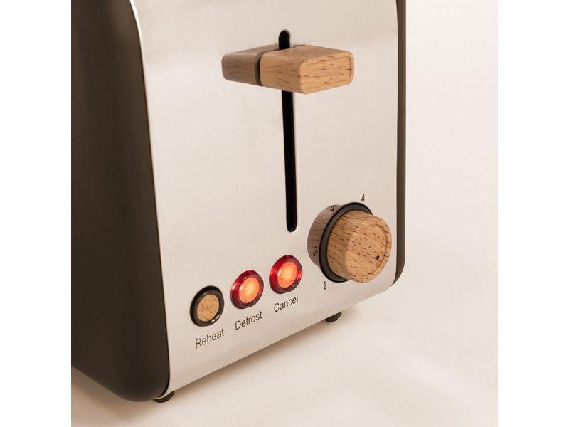 Create Toaster Retro Schwarz Toaster im Retro-Design