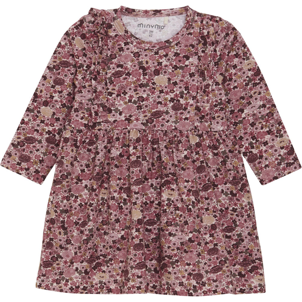 Køb Minymo Dusty Rose Kjole AOP