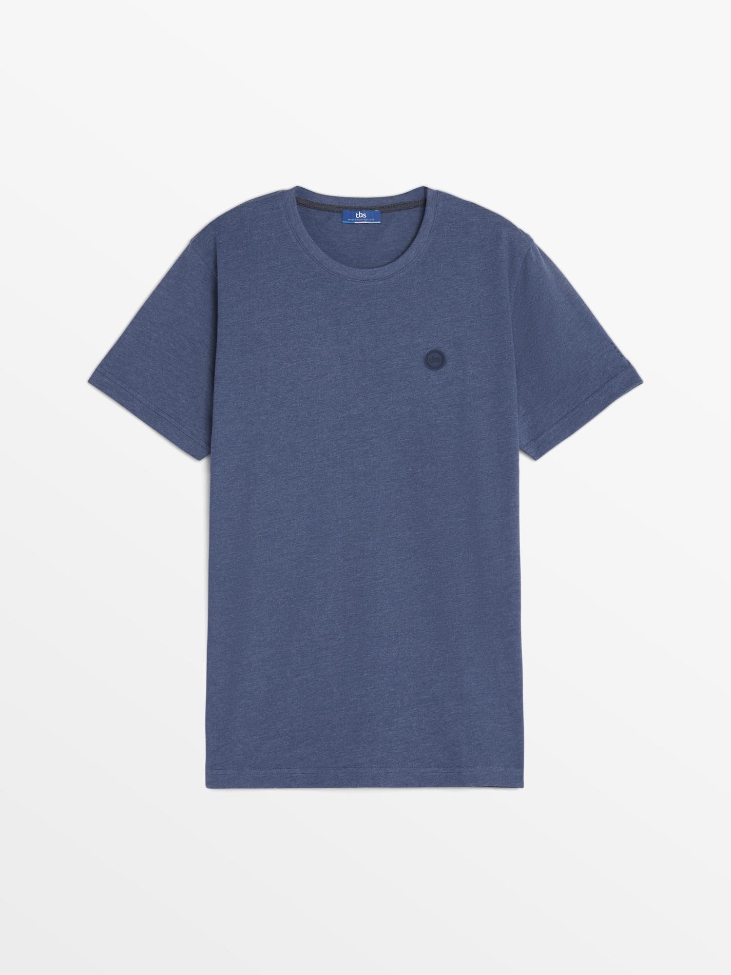 Tee Shirt Homme Manches Courtes Bleu