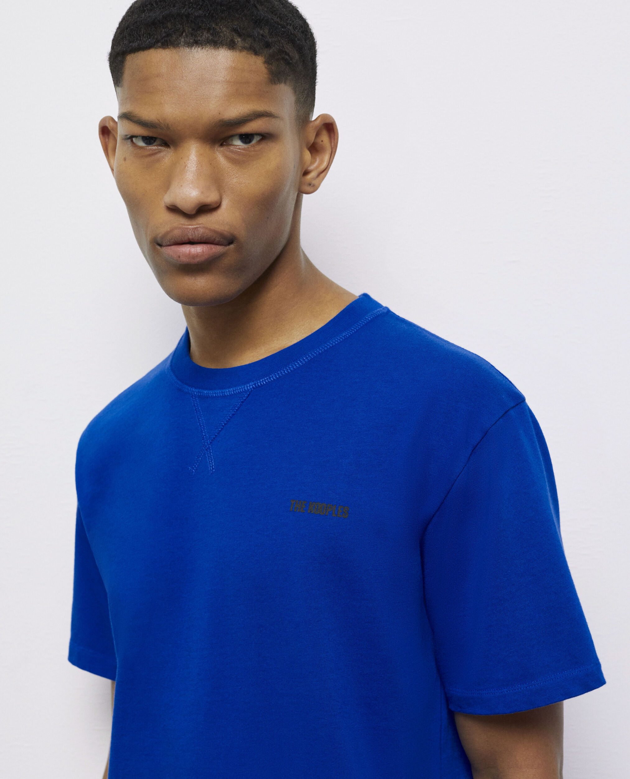 T-shirt logo The Kooples bleu