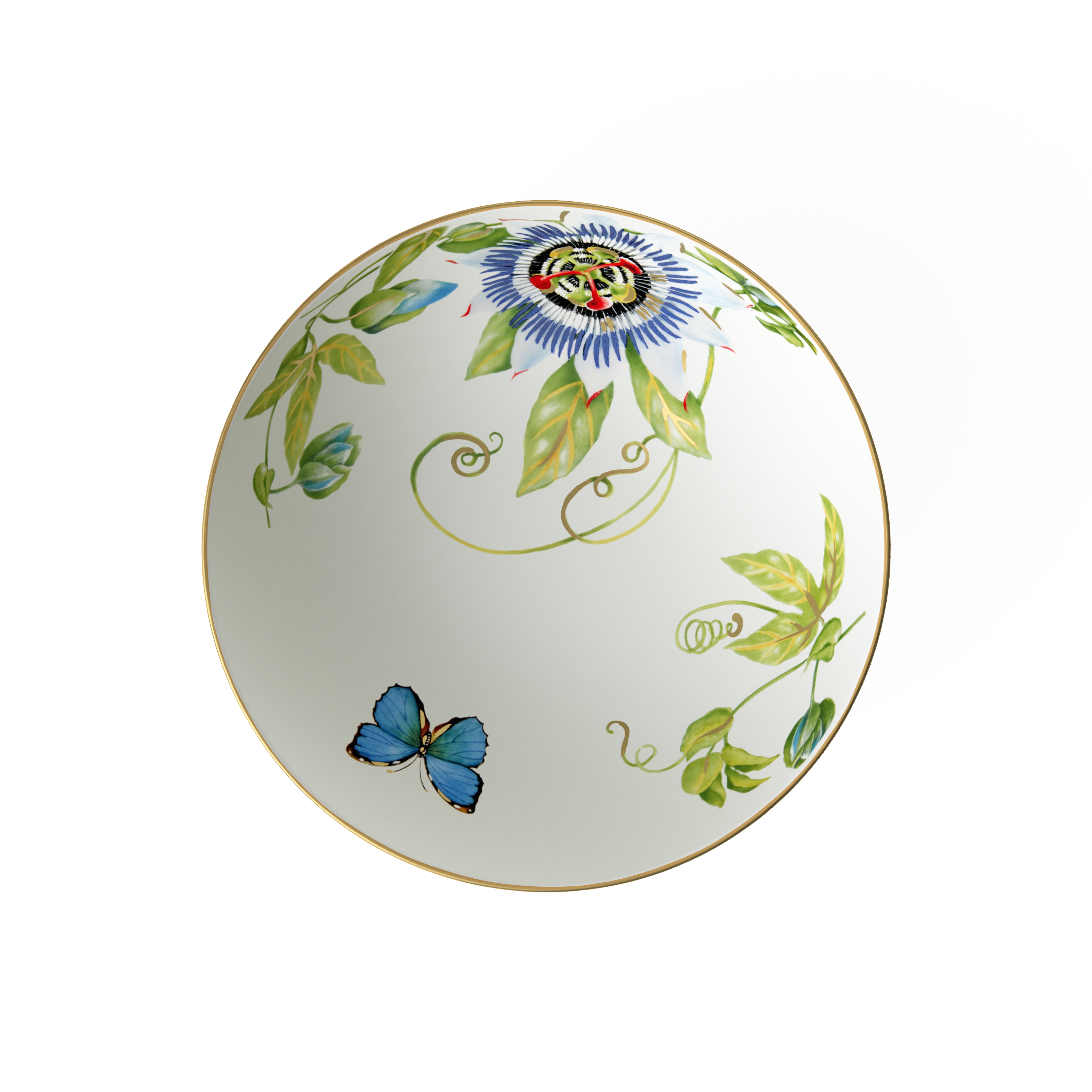 Amazonia Salad serving bowl Multi-colored, 37.2 oz, Premium Bone Porcelain