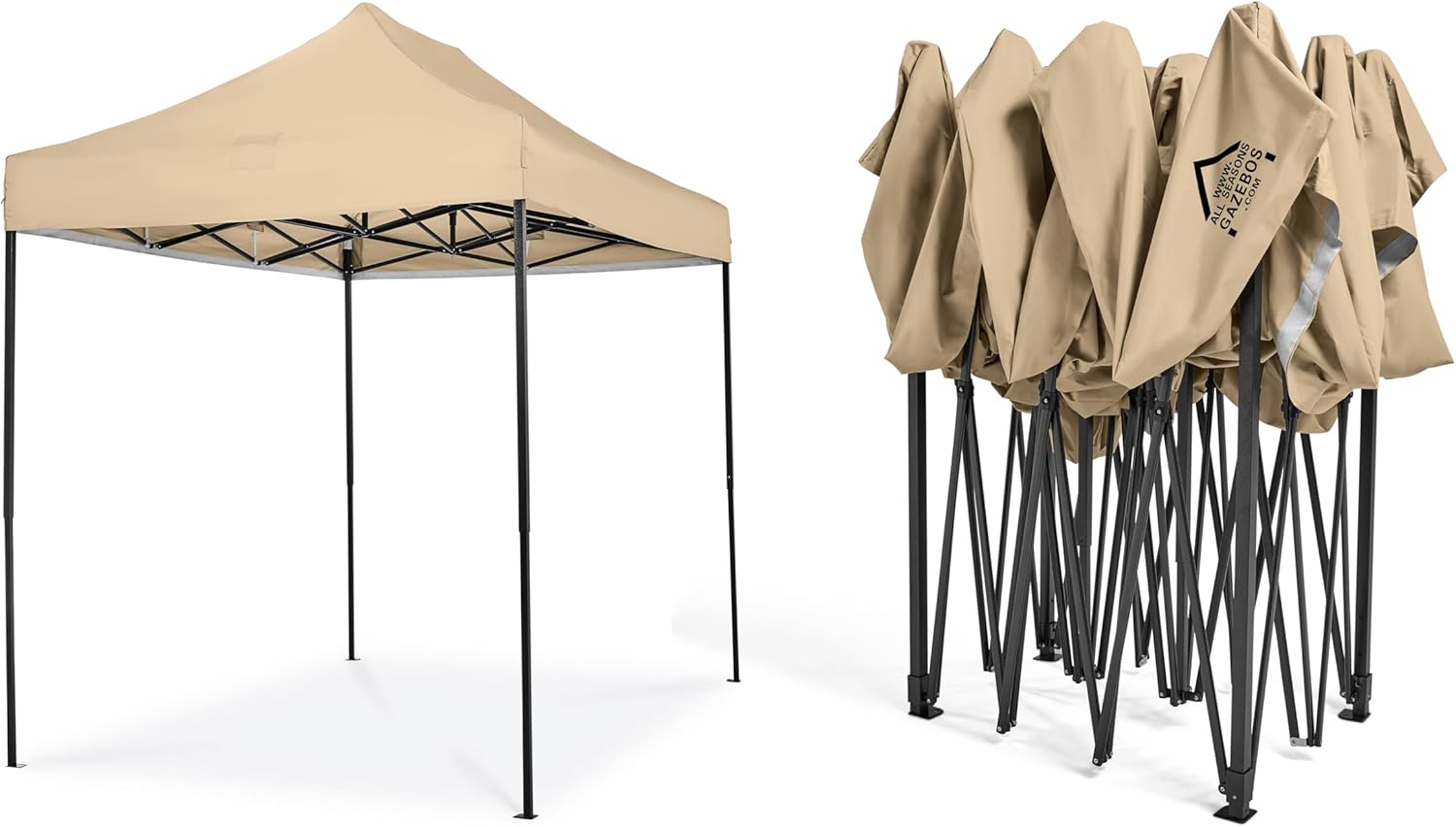 All Seasons Gazebos 3x2m vollständig wasserdichtes Faltpavillon - Beige
