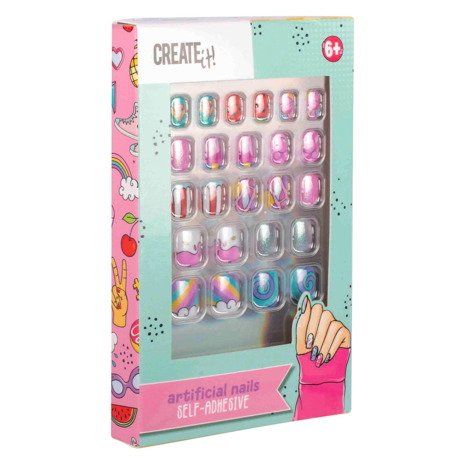 Create it! Candy Explosion Kunstnagels Zelfklevend