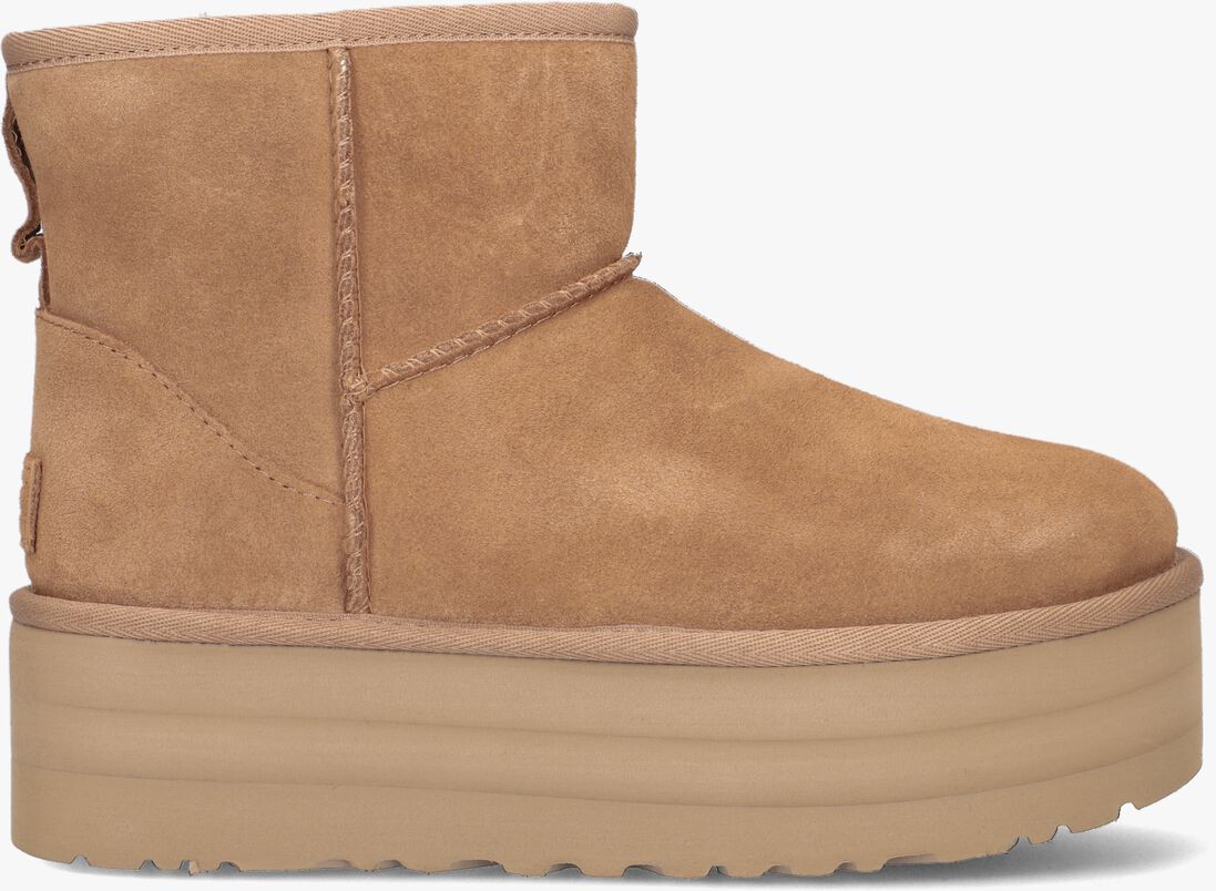 UGG cognac ugg vachtlaarzen w classic mini platform