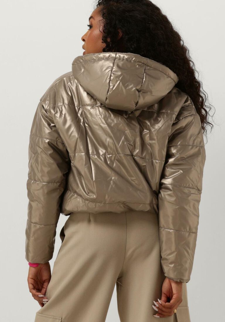 YDENCE bronzen ydence gewatteerde jas jacket scarlett