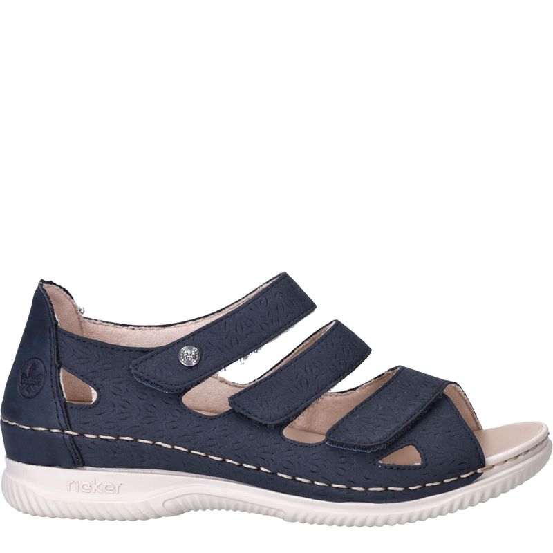 Rieker Sandalen Blauw Dames