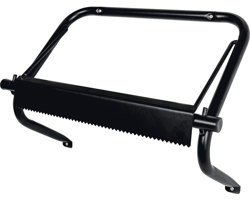 Zwarte stalen papierrolhouder voor rollen tot 40 cm