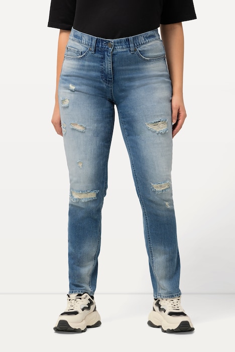 Jeans Sarah, Destroy-Effekte, Komfortbund, Stretch