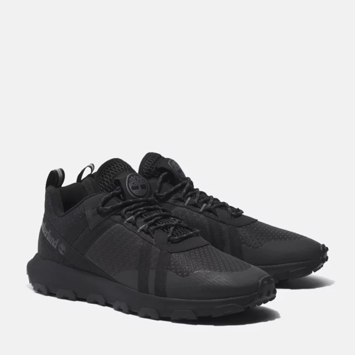 Basket basse à lacets Winsor Trail pour homme en noir