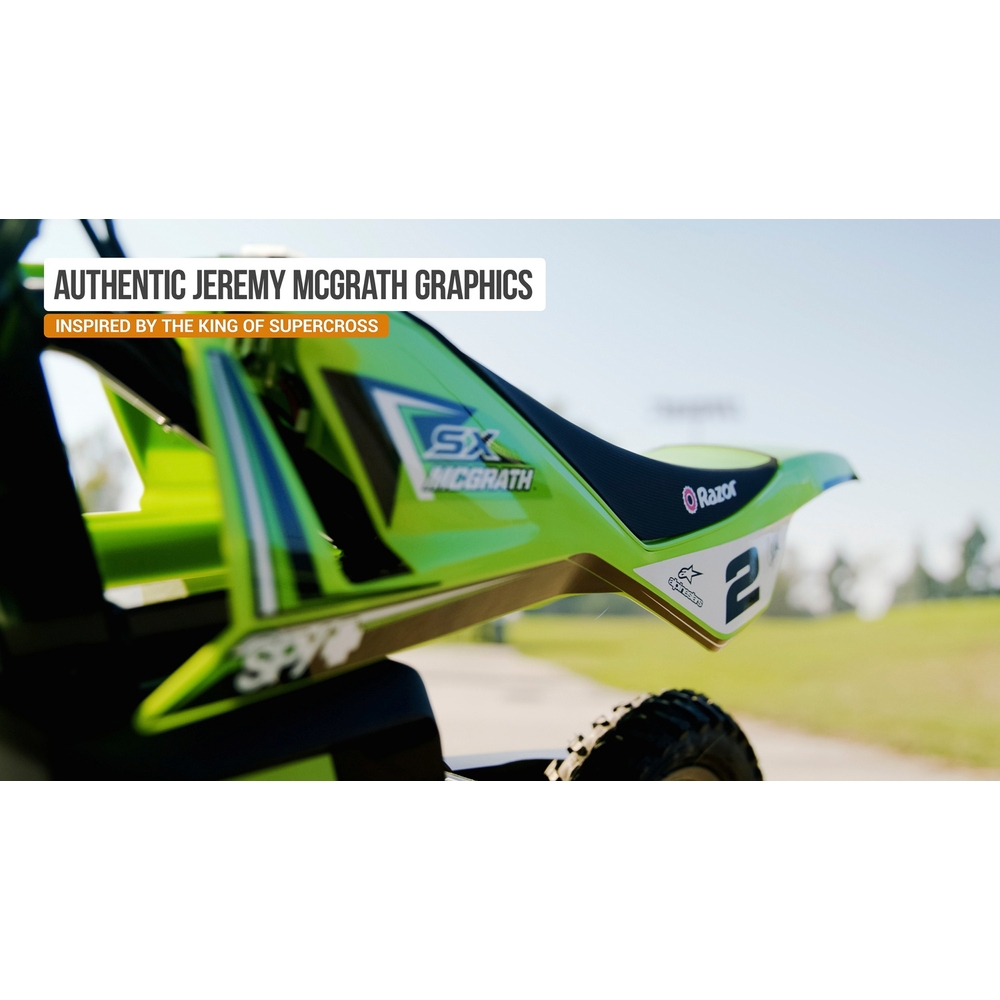 Razor SX125 McGrath Elektrisch betriebenes Miniatur-Dirtbike