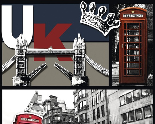 Pop-up paneel zelfklevend 30072-1 Londen grijs