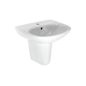 Plieger Brussel New wastafel 55x44cm wit