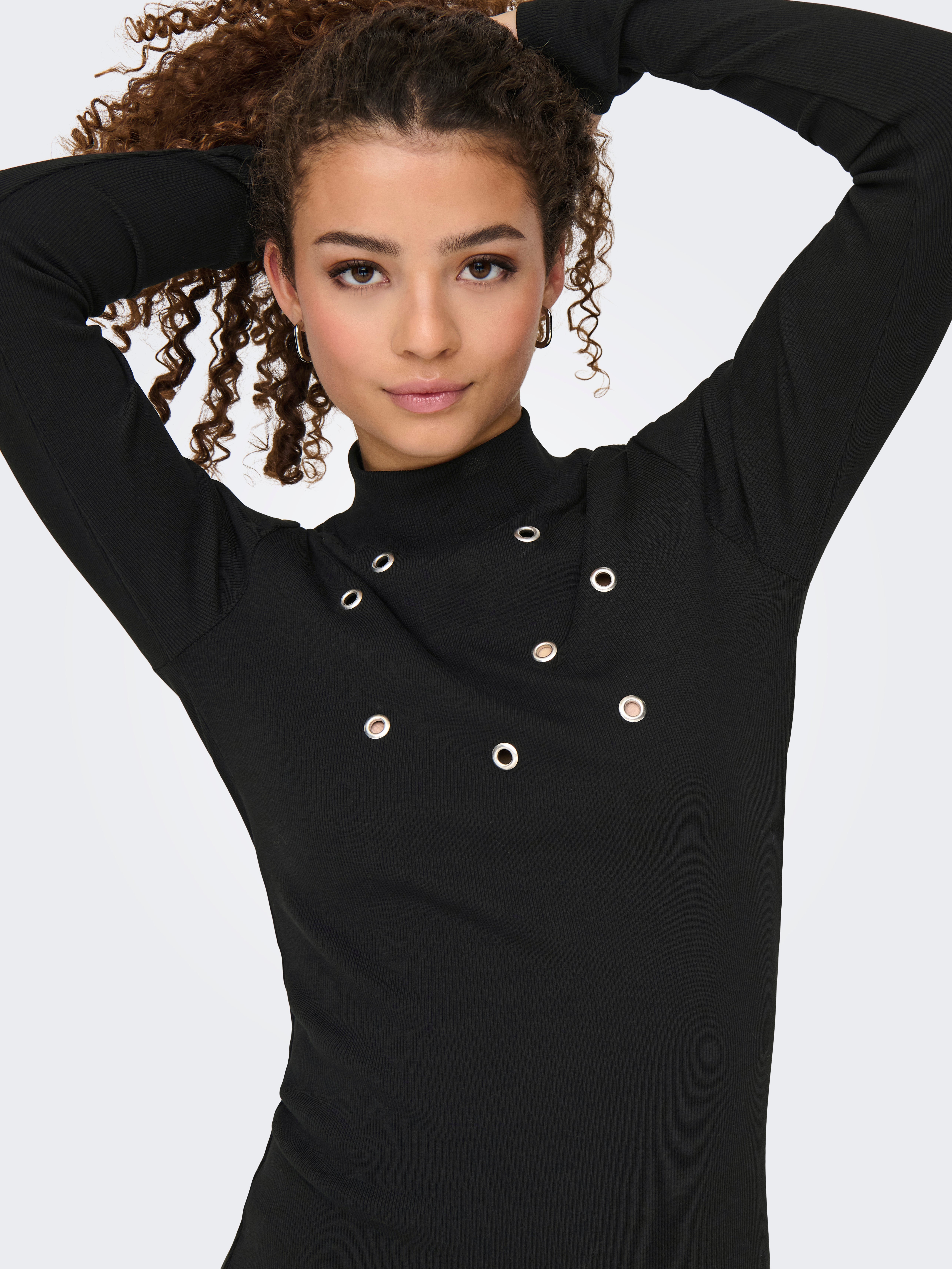 ONLVIDYA Midikleid Black