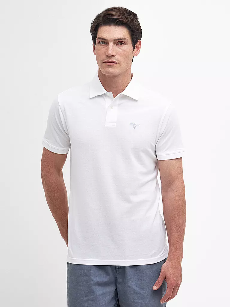 BARBOUR Poloshirt weiss