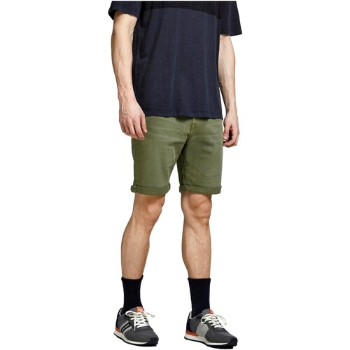 Jack & Jones - PANTALON VAQUEO CORTO HOMBRE JACK&JONES 12232400 Verde