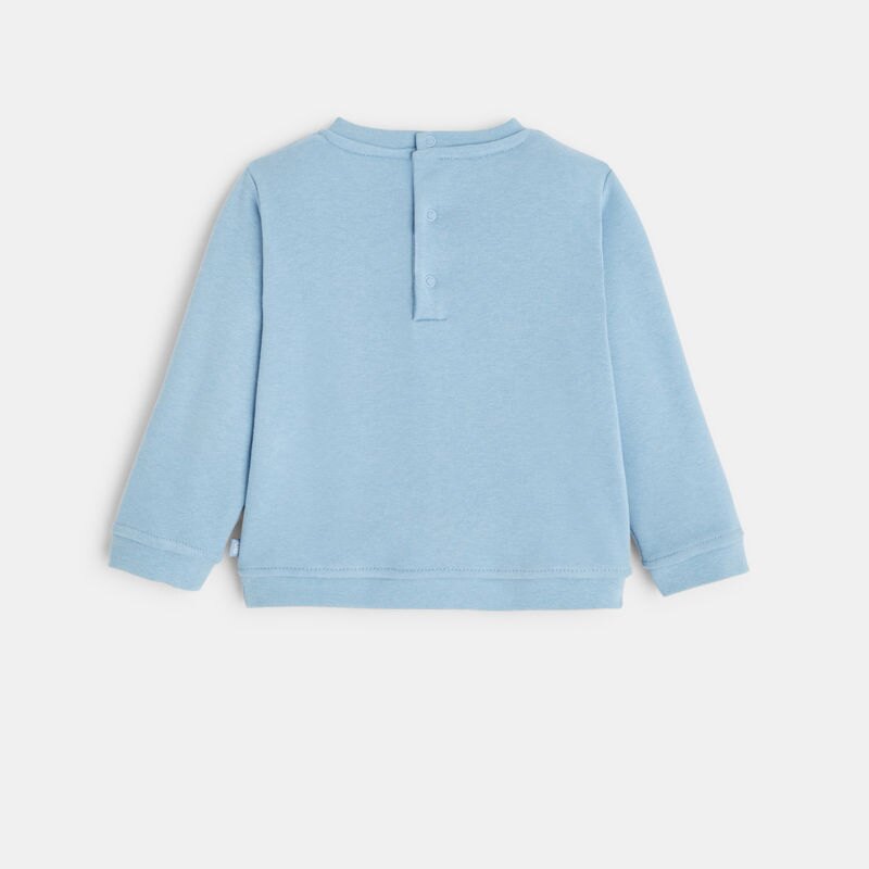 Sweat molleton bleu perroquet bébé fille Bleu