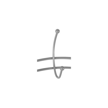 OK kapstok 5 haken Jeanne grijs zamak 450 mm