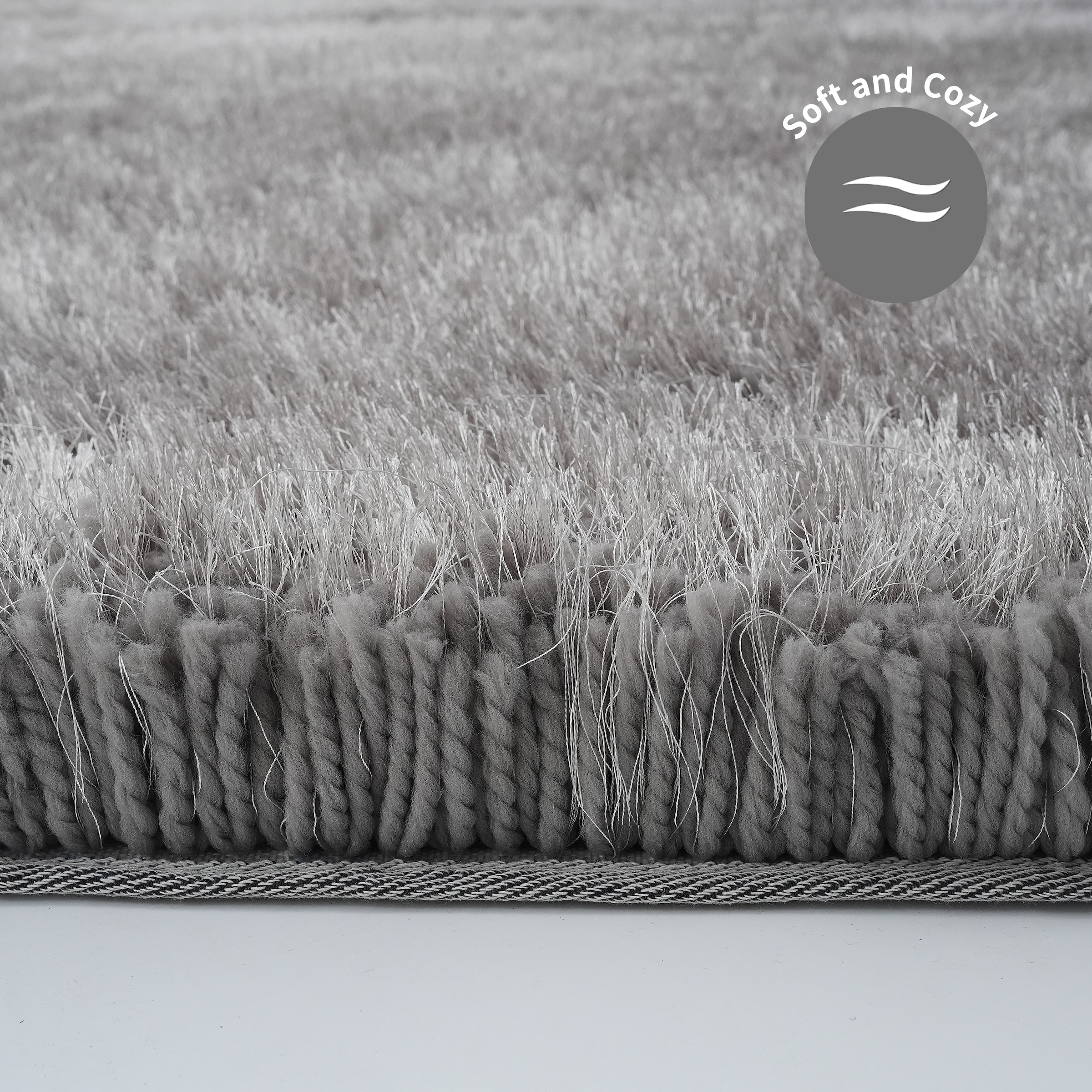 my home Hochflor-Teppich »Micro exclusiv Teppich, sehr hoher Flor, weich durch Mikrofaser« rechteckig 78 mm Höhe sehr weich, flauschig, uni, Wohnzimmer, Schlafzimmer, Kinderzimmer