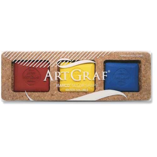 VIARCO® ART GRAF® Graphitkreiden Set, Primärfarben