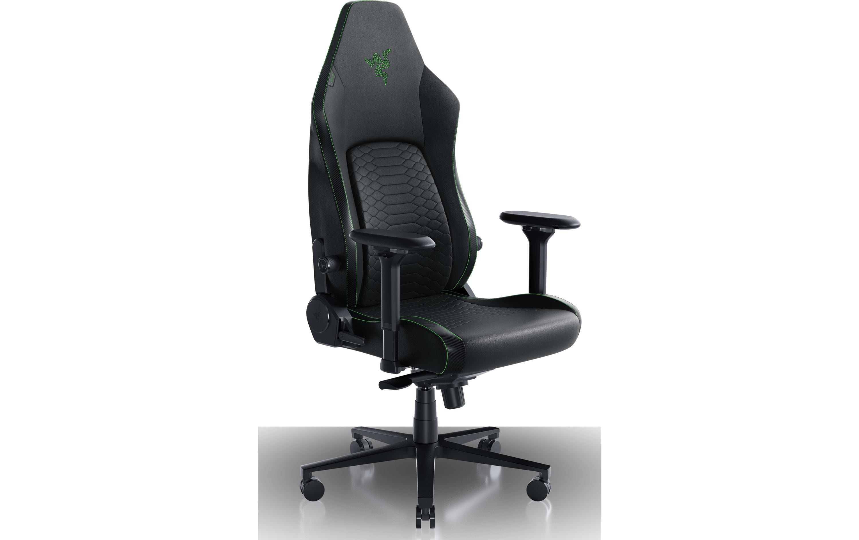 Gaming-Stuhl Iskur V2 Grün/Schwarz<br>Gaming-Stuhl aus Kunstleder mit 136 kg Belastbarkeit