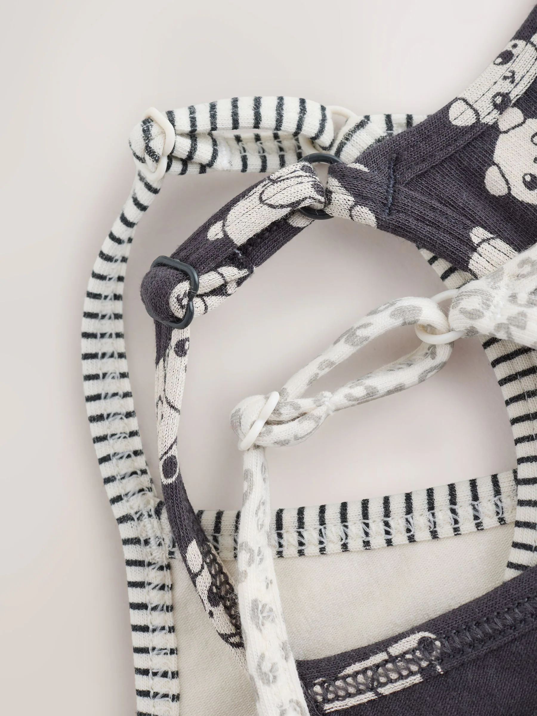 Panda - Set van 3 crop tops (5-16 jr)