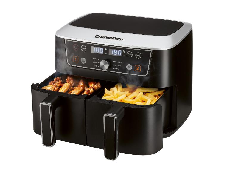 Digitale dual zone hetelucht friteuse 2x 4,35 L