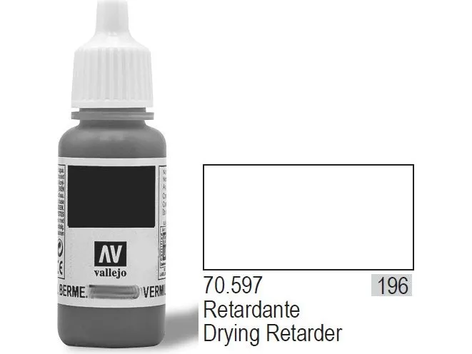 Vallejo 70.597, 17 ml, Plastflaske, Sort, Hvid