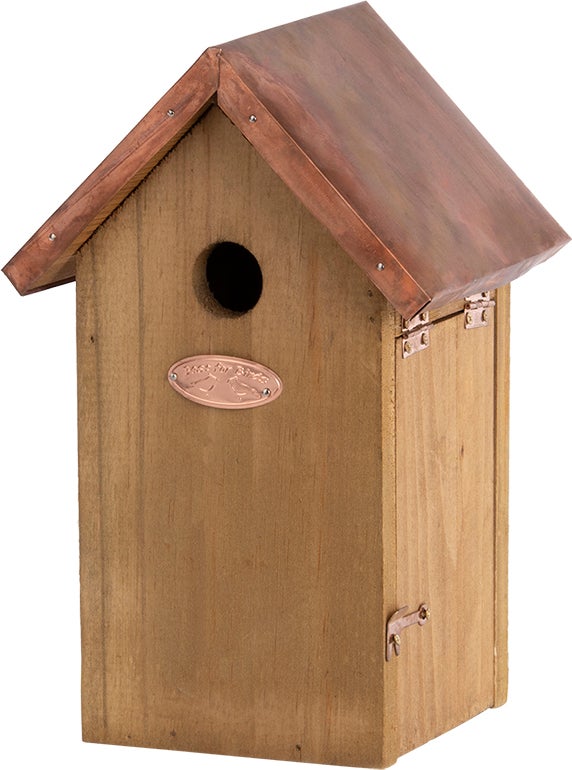 Esschert Design nestkast pimpelmees naturel 16,7 x 13,8 x 25,8 cm