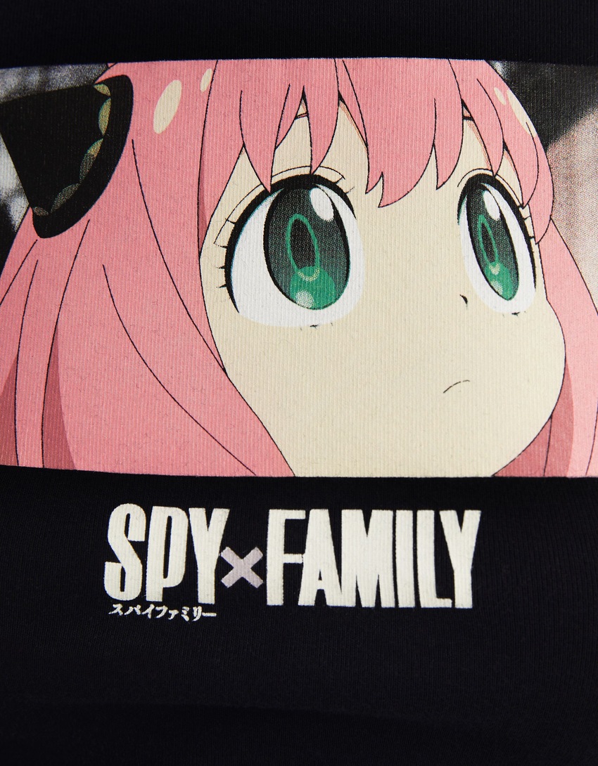Camiseta de manga curta estampada SPY x FAMILY