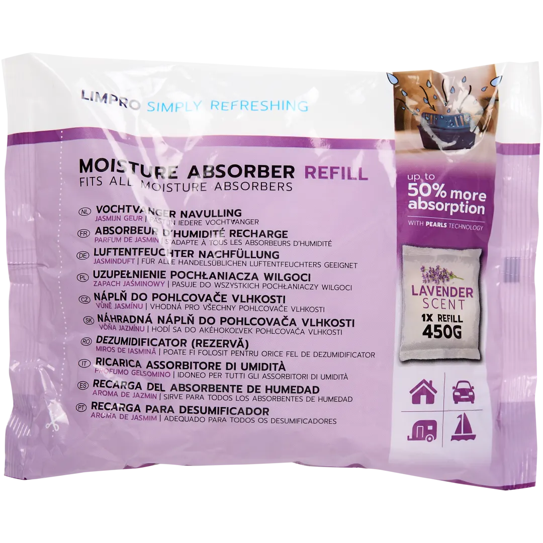 Limpro vochtvanger navulling 450 gram