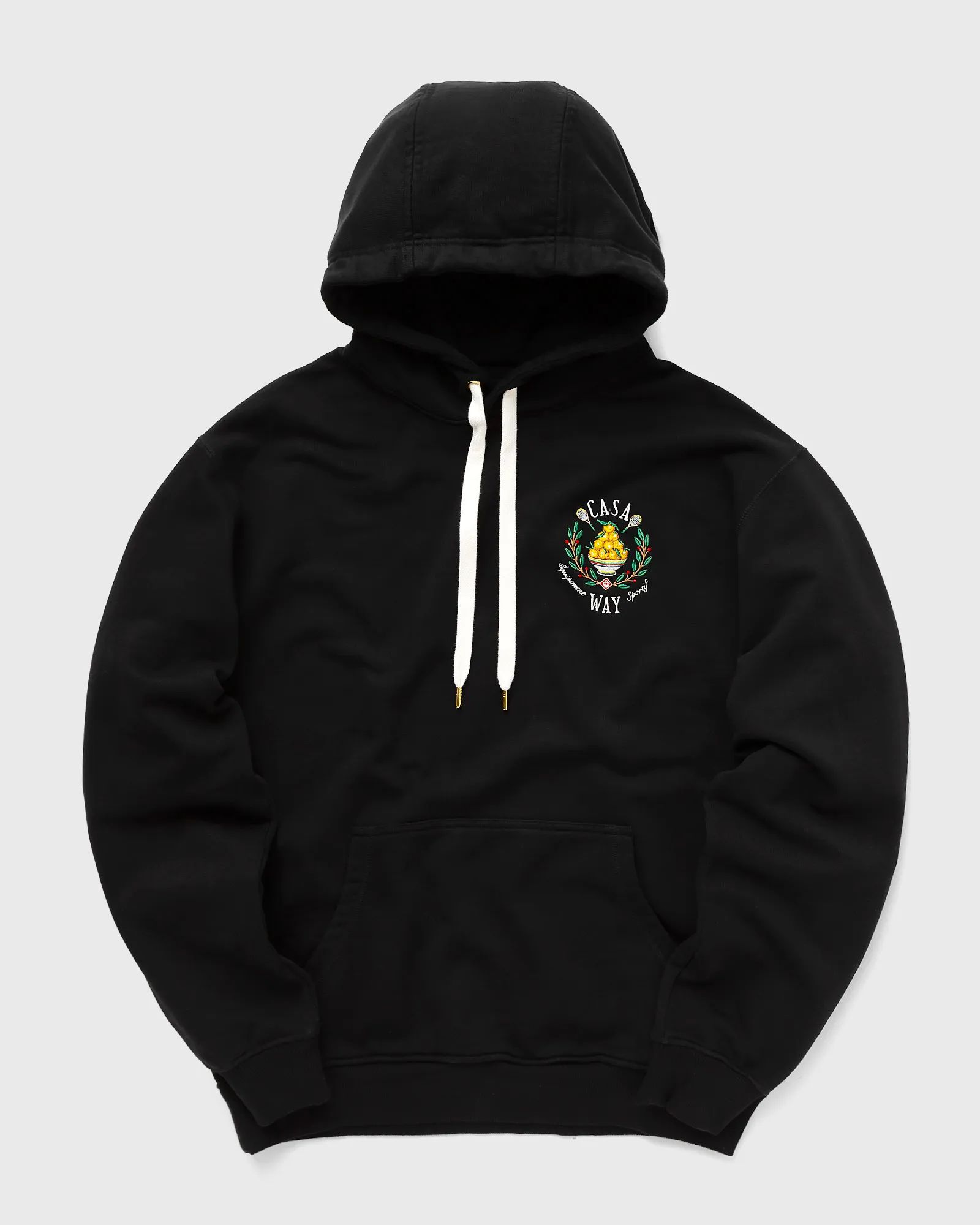 Casablanca CASA WAY EMBROIDERED UNISEX HOODED SWEATSHIRT