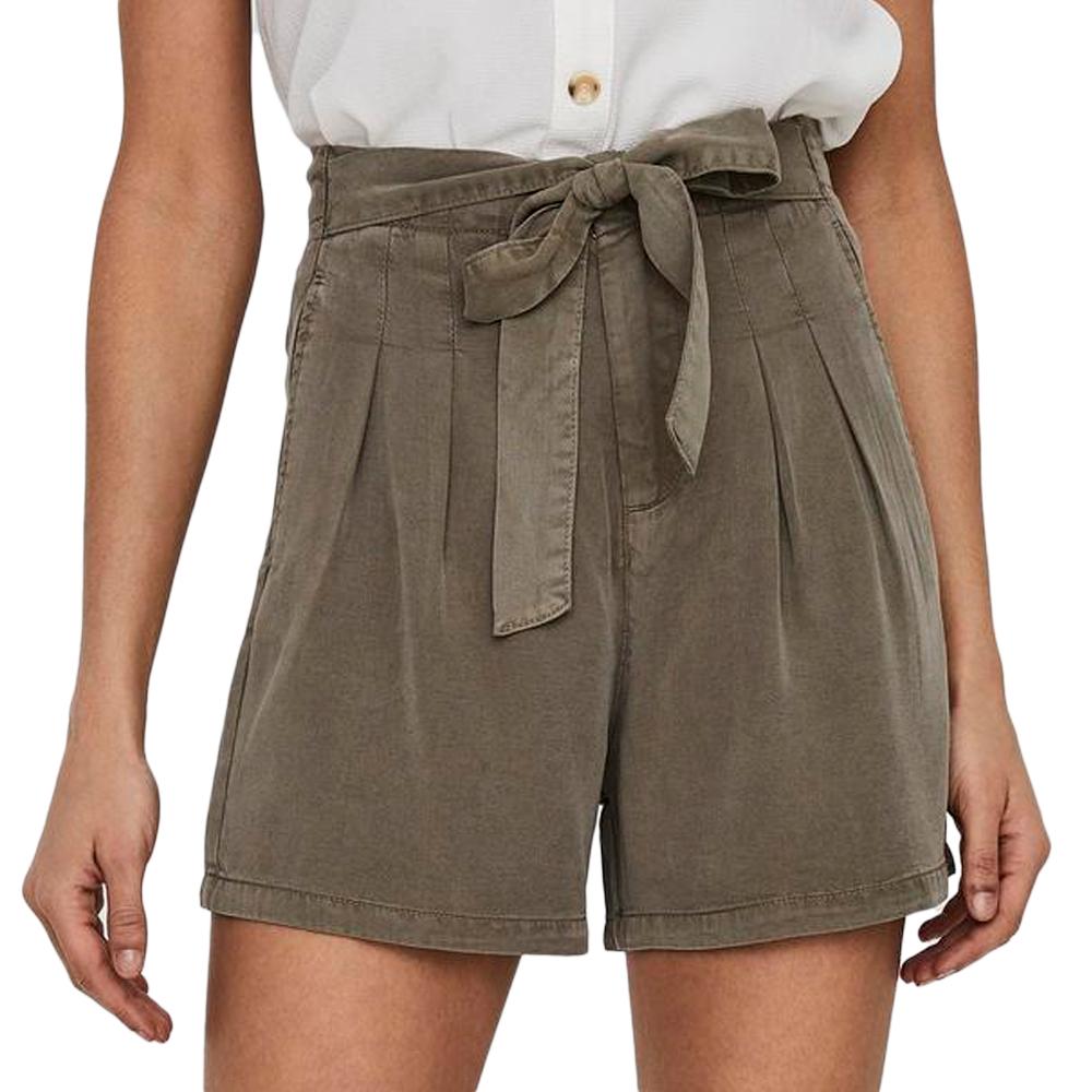 Vero Moda Short Marron Femme Vero Moda Summer