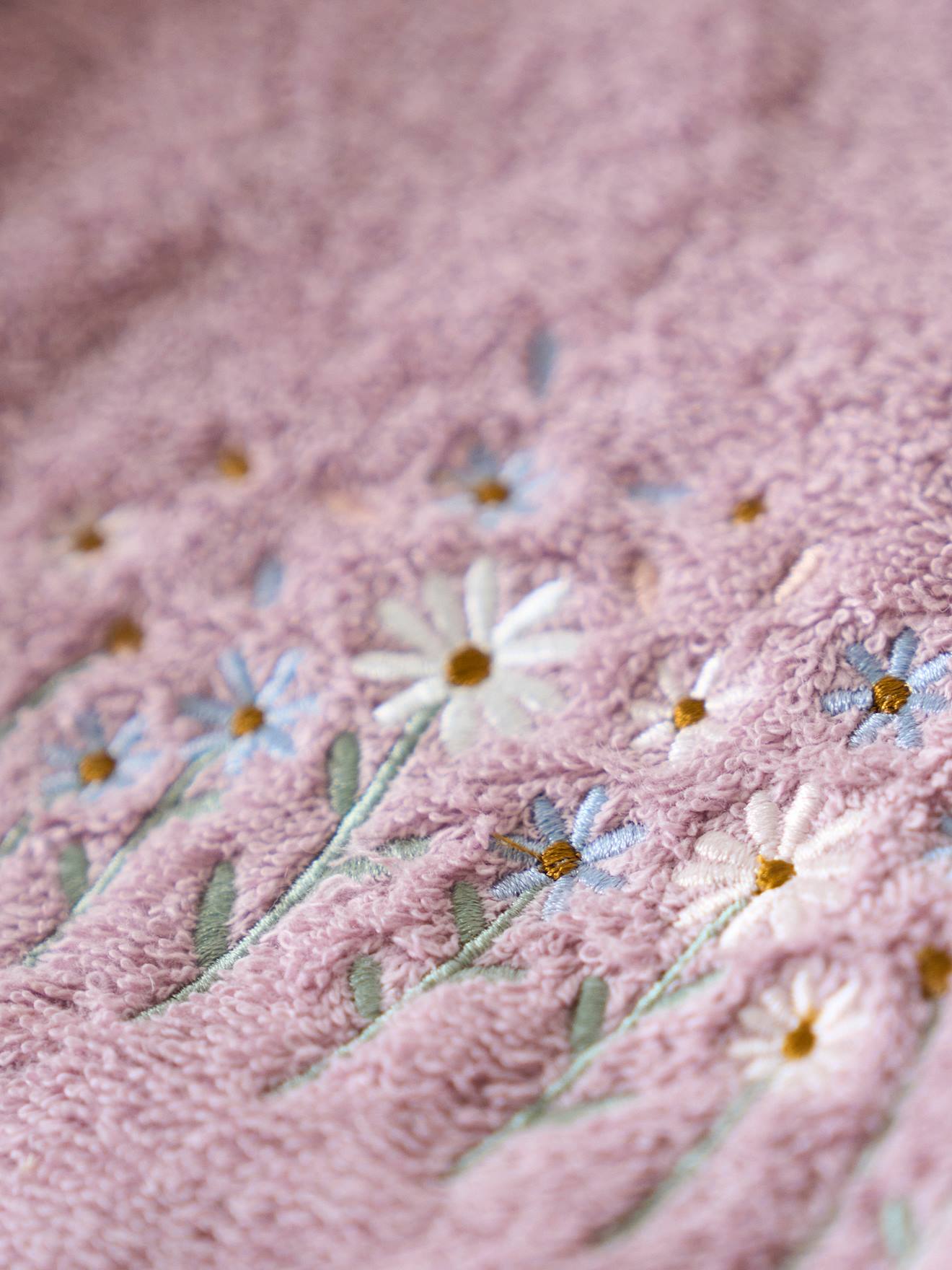 Trocador liso Dulce Provenza violeta médio com estampas