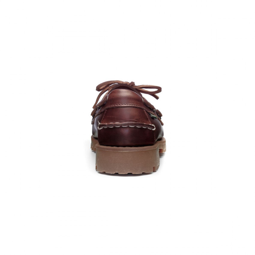 RANGER WAXY BROWN GUM-Mocassin semelle crantée pour homme en cuir ciré