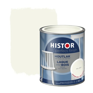 Histor Perfect Finish houtlak hoogglans RAL 9001 wit 750 ml