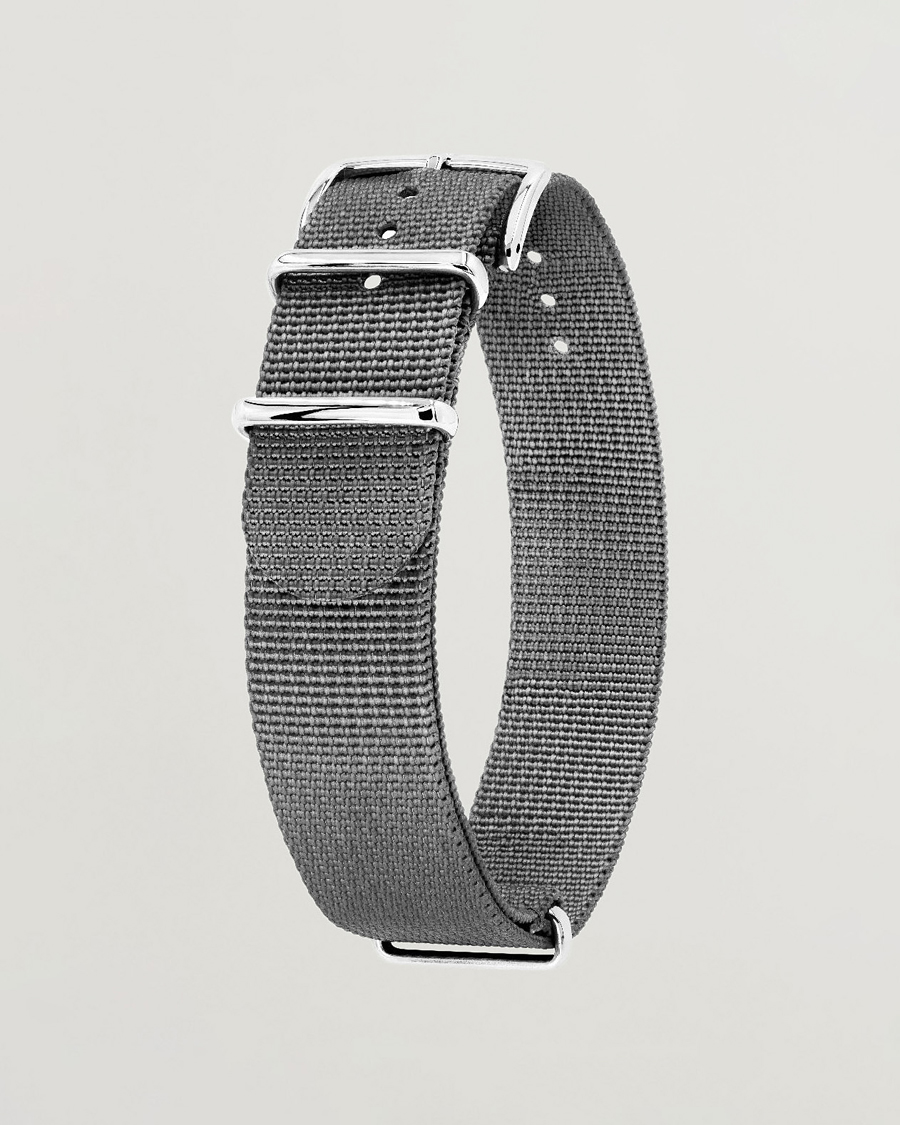 HIRSCH Rush Recycle Nato Watch Strap Grey