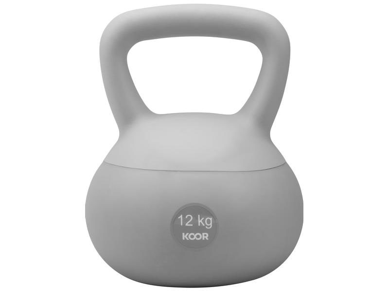 KOOR Kettlebell Paalla Soft, 12 kg Kugelhantel für das Training zu Hause