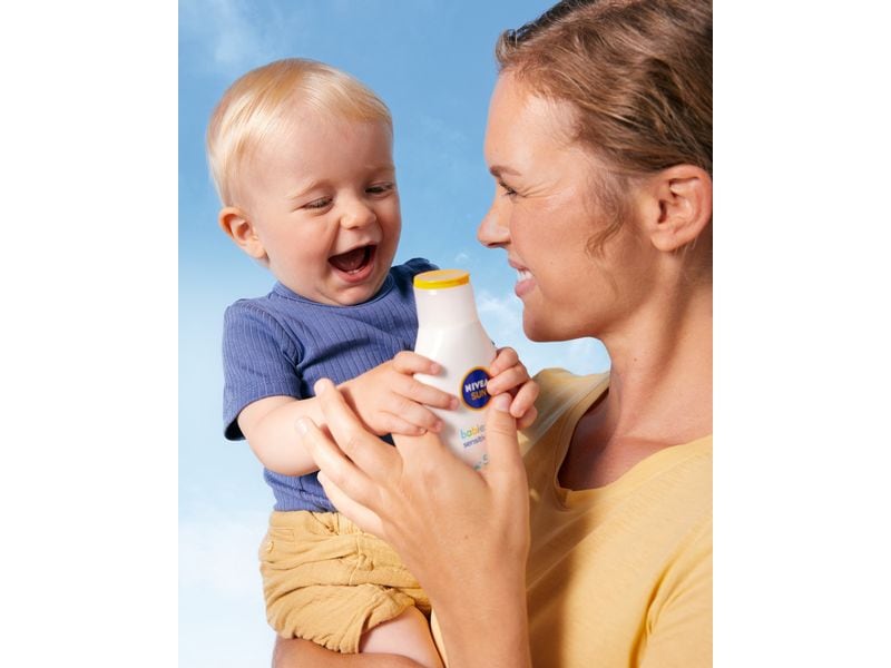 NIVEA SUN Sonnenlotion Babies and Kids Sensitive LSF 50  20 Sonnenpflege speziell für schutzbedürftige Baby und Kinderhaut