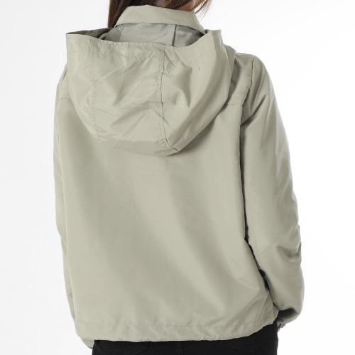 Veste Zippée Capuche Femme Zoa Vert Kaki