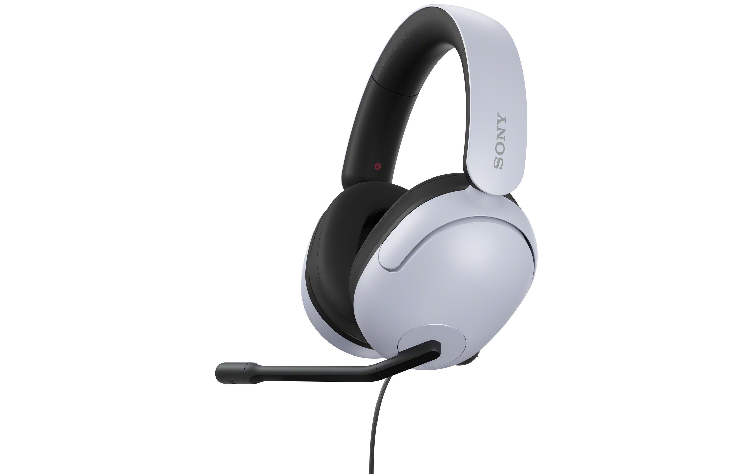 Headset INZONE H3 WeissKabelgebundenes Gaming-Headset für die PS5 und den PC