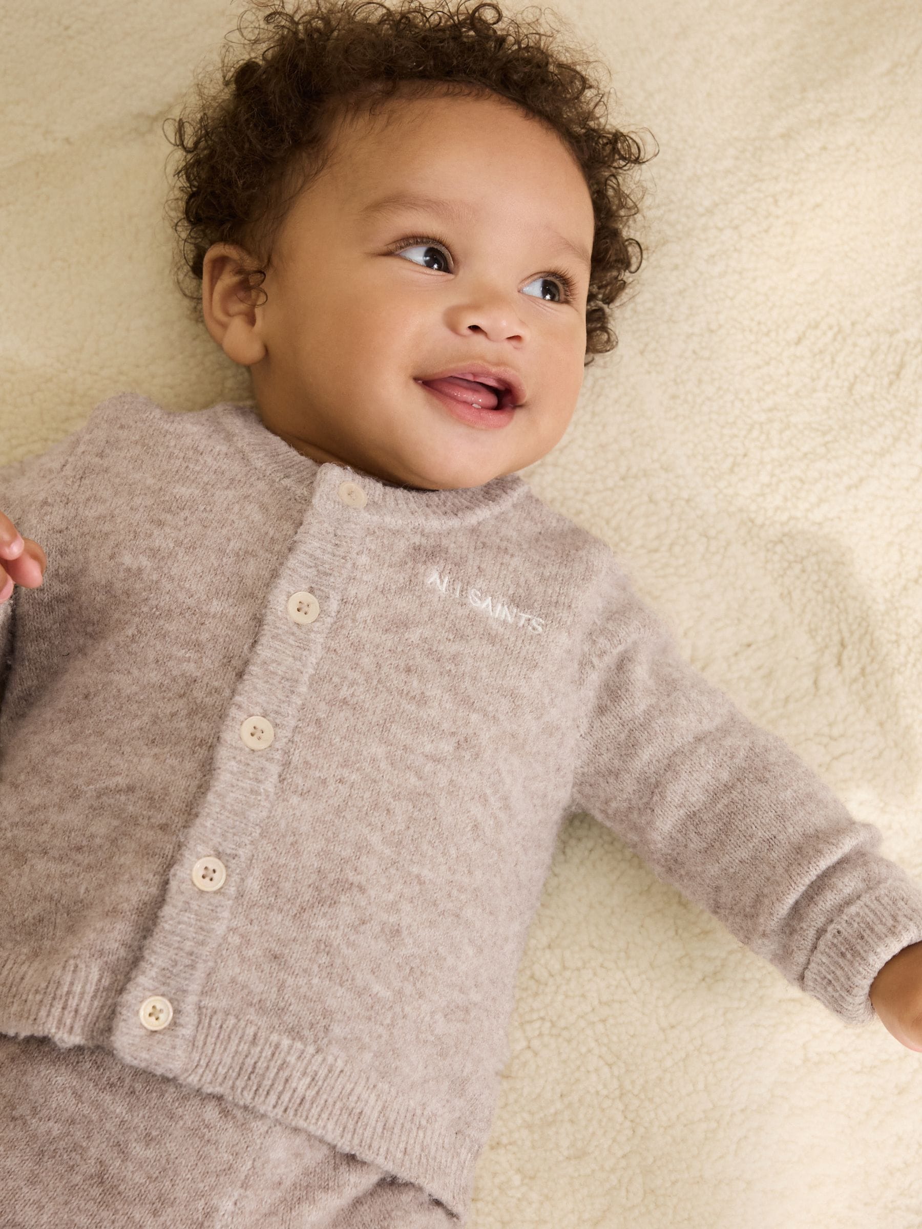 smALLSAINTS Knitted Cardigan and Joggers Baby Boys Set