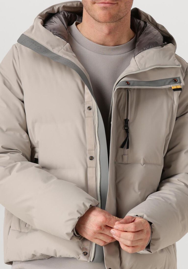 zand parajumpers gewatteerde jas taiga