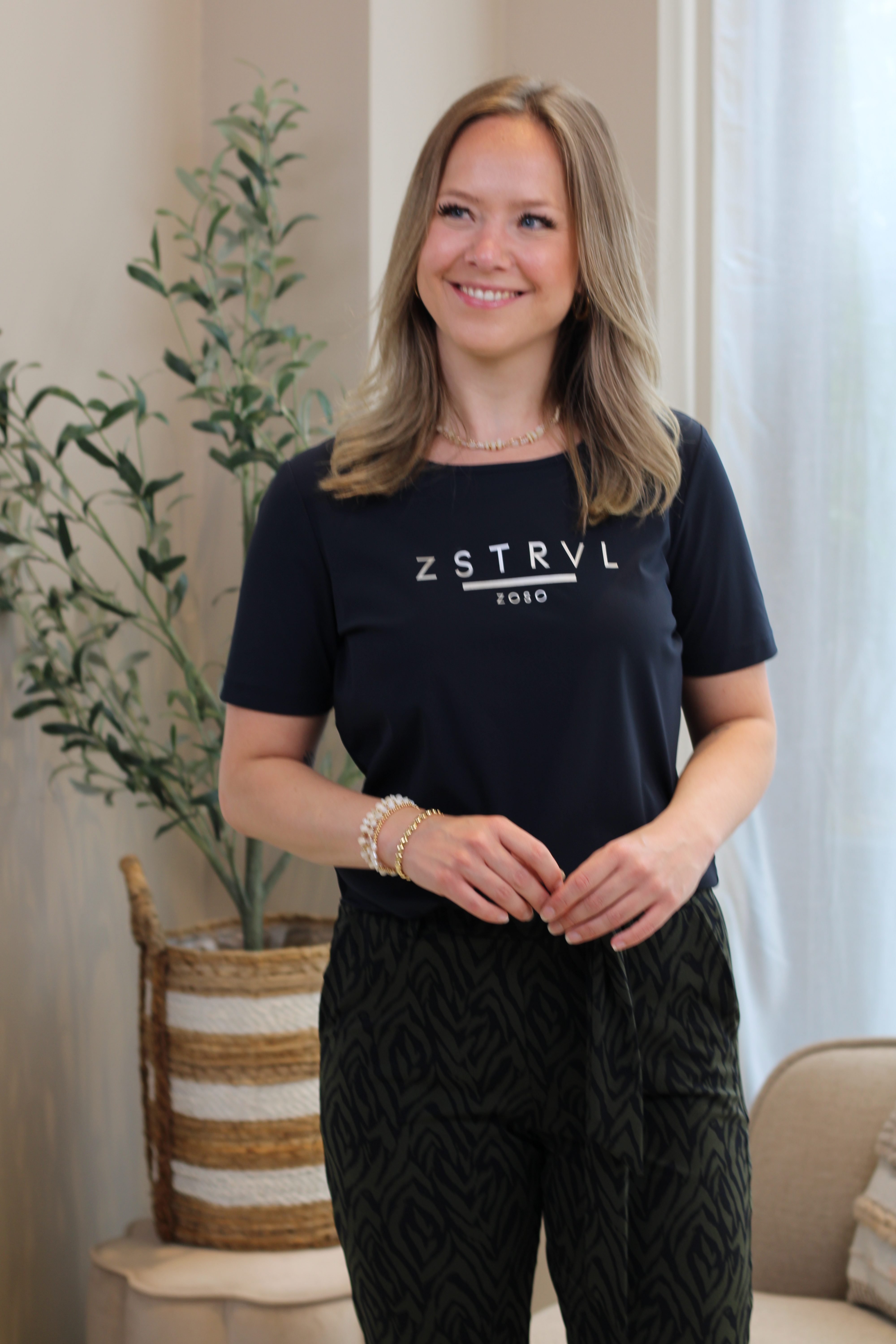 Zoso - Felicia Travel Top - Navy