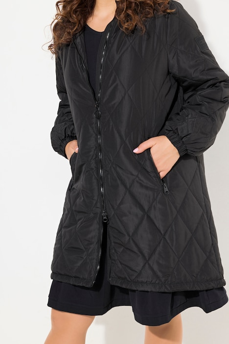 Leichtstepp-Mantel, wasserabweisend, 2-Wege-Zipper